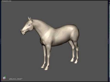 FS 3D Horse Avatar - Andalusian Progress 02